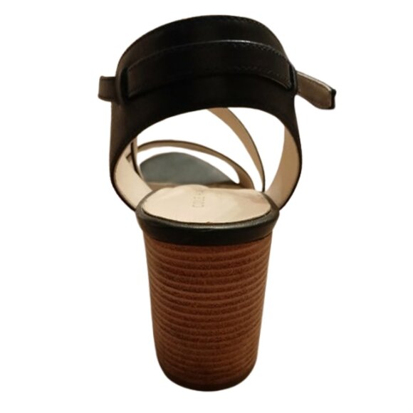 Cole Haan Joslyn Black Strappy Block Heel Slingback Sandals Size 9B - Picture 5 of 5